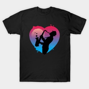 Romantic Sax T-Shirt